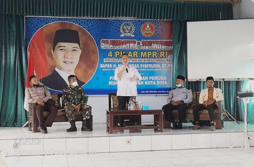  Syafrudin Gelar Sosialisasi Empat Pilar di Bima