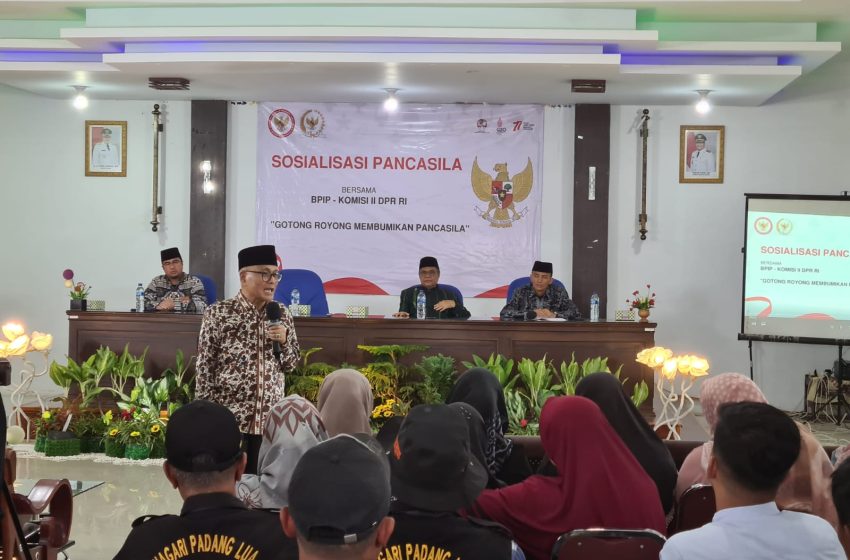  Guspardi: Nilai-nilai Pancasila Harus Menjadi Jati Diri Masyarakat Indonesia