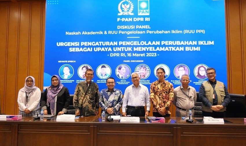  Fraksi PAN Ajukan Usulan Naskah Akademik RUU Pengelolaan Perubahan Iklim ke Baleg